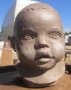 Бебе реалистична глава автор скулптура фигура пластика бюст, снимка 1 - Статуетки - 43448238