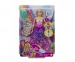  Кукла Barbie - Дриймтопия: 2в1, с трансформация принцеса/русалка GTF92, снимка 1