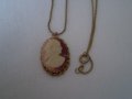 красив медальон Камея бронз 50те години , снимка 10