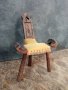 Старинен скандинавски стол за раждане, снимка 6
