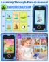 Нова Играчка телефон CKATE за деца 3-12 години с двоен фотоапарат игри, снимка 3