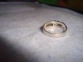 САПФИРЕН СРЕБЪРЕН ПРЪСТЕН СРЕБРО ВИСОКА ПРОБА РЪЧНА ЮВЕЛИРНА ИЗРАБОТКА АРТ ДЕКО УНИКАТ АНГЛИЯ 27259, снимка 10