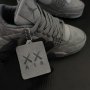 Nike Air Jordan 4 Retro KAWS Нови оригинални обувки Кецове Размер 42 Номер маратонки sneakers сиви, снимка 5