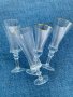 Чаши за вино кристалин,златен кант, снимка 5