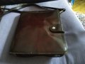 Тъмнокафява чанта естествена кожа за през рамо като командирска 250х195х60мм, снимка 8
