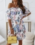 Ликвидация! Дамска лятна рокля с щампа - Доставка 24 часа , снимка 1