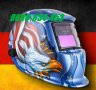 Немски Автоматичен Соларен Шлем Заварачна маска за заваряване КРАФТ, снимка 2