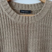 Кафяв пуловер, снимка 2 - Блузи с дълъг ръкав и пуловери - 32691195