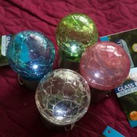 Нови  соларни лампи-топки за закачане за къмпинг,градина и др., снимка 1 - Соларни лампи - 40537519