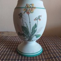 Рисувана керамична ваза, снимка 5 - Вази - 29037840