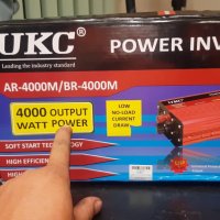 Промо Нови UKC 12V или 24V -220V, 4000W Висококачeствен мощен инвертор за автомобил или камион, снимка 3 - Друга електроника - 39429708