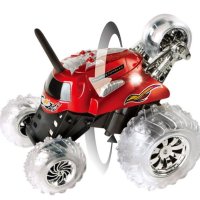 Monster Spinner RC превозно средство, захранвано с батерии, червено със светлина, снимка 2 - Коли, камиони, мотори, писти - 43098622