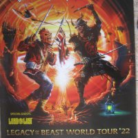 Огромен концертен плакат на Iron Maiden, снимка 1 - Други музикални жанрове - 37974787