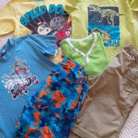  Лот Тениска и къс панталон , бански H&M  , LCW 122 /128 , снимка 4 - Детски тениски и потници - 40457771