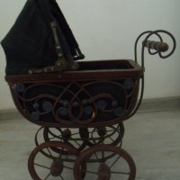 № 7008 стара декоративна дървена детска количка  , снимка 7 - Антикварни и старинни предмети - 40865799