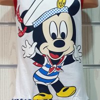 Нова детска моряшка рокля с трансферен печат Мики маус, снимка 2 - Детски рокли и поли - 29030051