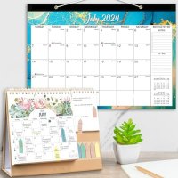 Нов Комплект Календари 2024-2025 за Стена и Бюро, снимка 1 - Други стоки за дома - 43271389