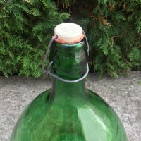 голяма ретро бутилка "VILLANI", снимка 3 - Антикварни и старинни предмети - 37796067