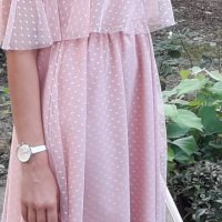 Уникална официална рокля в розово, снимка 3 - Рокли - 26519167