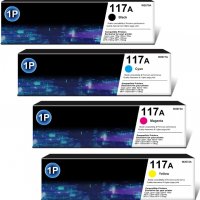 4 цвята 117A съвместим с тонер заместител за комплект тонер HP 117A цветно лазерно многофункционално, снимка 1 - Принтери, копири, скенери - 39396131