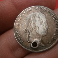Сребърна монета 20 кройцера 1843 , снимка 1 - Нумизматика и бонистика - 42947419