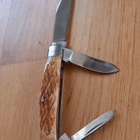 Джобен нож с рогови чирени , снимка 4 - Ножове - 38740981