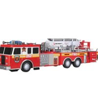 Голяма детска пожарна, 60см със звук и светлини, снимка 3 - Коли, камиони, мотори, писти - 43258737