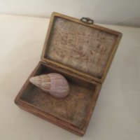 стара дървена кутийка с ангелче, снимка 6 - Декорация за дома - 37125120