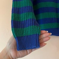 MANGO Пуловер зелено - лилав S размер 💜💚, снимка 3 - Блузи с дълъг ръкав и пуловери - 43714842