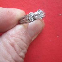 Сребърен пръстен с камък камъни 925, снимка 3 - Пръстени - 36702725