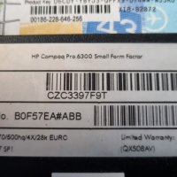 Продавам компютри HP 6300 I5-3470/8GB/SSD 120GB /HDD 500GB, снимка 3 - Работни компютри - 40186661