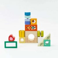 Детска игра / Дървени цветни блокчета за сензитивност, снимка 5 - Игри и пъзели - 35343705