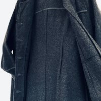 🇮🇹 Италианско дълго дизайнерско палто-жилетка  DI-LA, снимка 2 - Палта, манта - 28324840