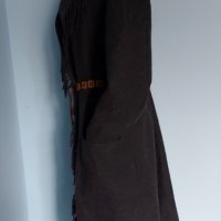 Вълнено манто тип жилетка с ресни "Cristian Berg" / унисайз , снимка 4 - Палта, манта - 43391210