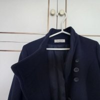 Палто дълго, тъмно синьо, Max Danieli, снимка 8 - Палта, манта - 32734820