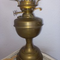 Висока старинна настолна лампа, снимка 6 - Настолни лампи - 43436089