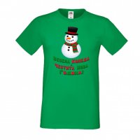 Мъжка тениска Коледа Весела Коледа 3, снимка 5 - Тениски - 34690285