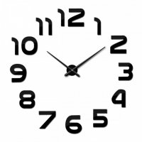 4202 Стенен часовник със залепващи арабски цифри, снимка 8 - Други стоки за дома - 37357632