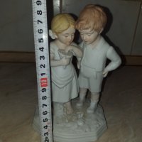 Страхотна красива статуетка момче и момиче, снимка 7 - Антикварни и старинни предмети - 43490627
