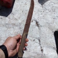 Стар кован нож, снимка 2 - Антикварни и старинни предмети - 40225352