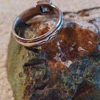 Сребърен пръстен с циркон, снимка 2 - Пръстени - 44049329