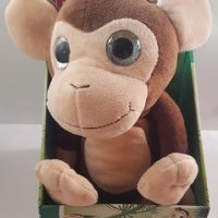 playtive Интерактивна маймунка маймуна със звукови ефекти плюшена музикална бебешка детска, снимка 1 - Плюшени играчки - 42964320