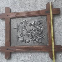 kaлаена зинн картина, снимка 5 - Антикварни и старинни предмети - 40049219