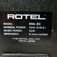 Rotel RML-80, снимка 3 - Тонколони - 43422295