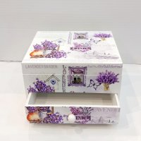 Стилна кутия за бижута с огледало и чекмедже /94884/, снимка 3 - Подаръци за жени - 43309297