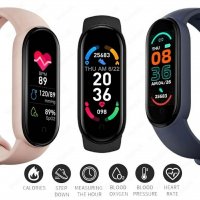 Фитнес гривна M6 Smart band, снимка 4 - Смарт гривни - 33237069