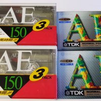 TDK AE и TDK AD аудиокасети 150 минутни японски, снимка 1 - Аудио касети - 43525365