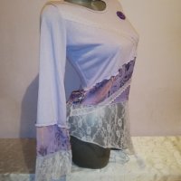 Елегантна блуза с дълъг ръкав р-р S , снимка 7 - Блузи с дълъг ръкав и пуловери - 27438002