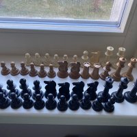 ✅стари фигури шах от бакелит, снимка 1 - Други ценни предмети - 35346670