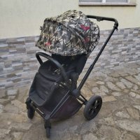 Количка Cybex PRIAM Butterfly пълен комплект , снимка 4 - Детски колички - 32305030